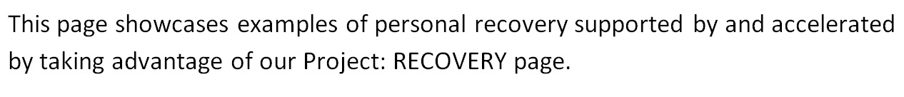 Youth Recovery - ProjectRECOVERY